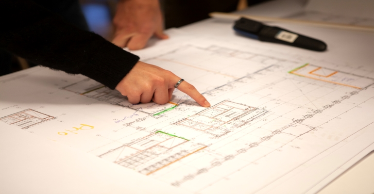 Ritning av Science Park.