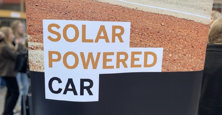 Solar Powered Car.